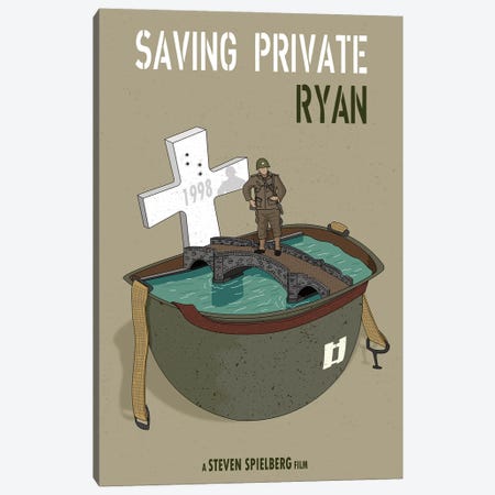 Saving Private Ryan Canvas Print #CSR52} by Chris Richmond Art Print