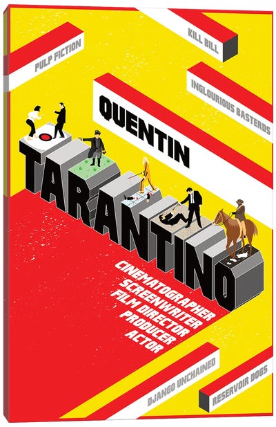 Tarantino Canvas Art Print - Producer & Director Art