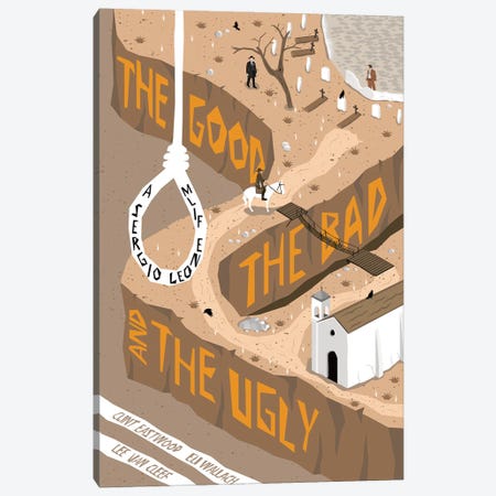 The Good The Bad The Ugly Canvas Print #CSR57} by Chris Richmond Canvas Artwork