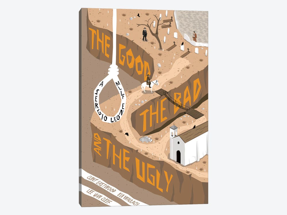 The Good The Bad The Ugly by Chris Richmond 1-piece Canvas Print
