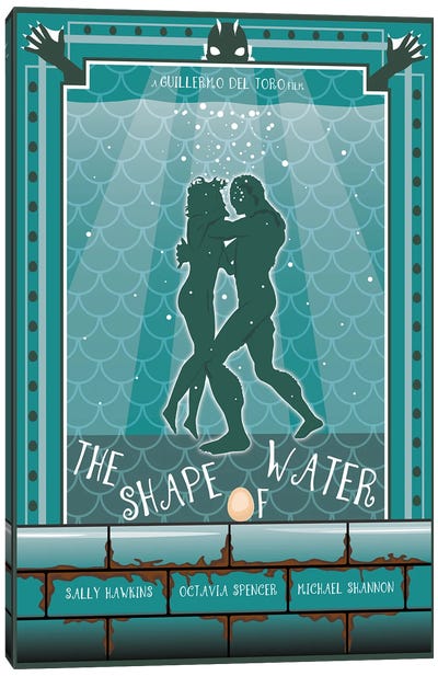 The Shape Of Water Canvas Art Print - The Shape Of Water