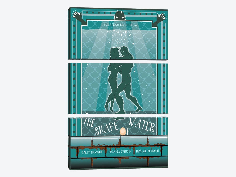 The Shape Of Water by Chris Richmond 3-piece Canvas Art
