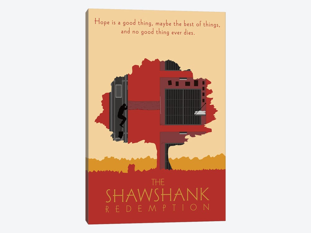 The Shawshank Redemption by Chris Richmond 1-piece Canvas Print