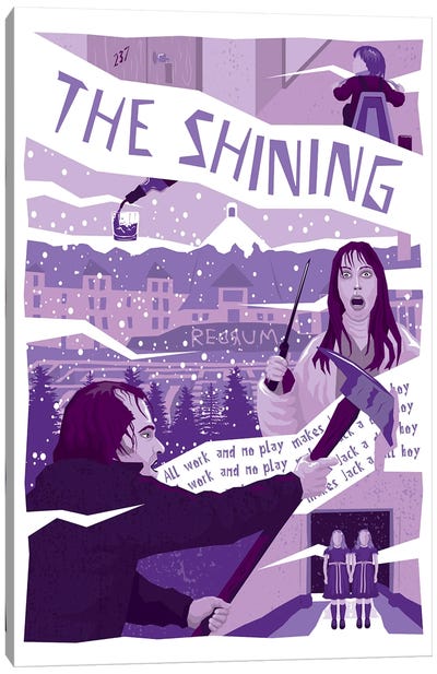 The Shining Canvas Art Print - Jack Torrance