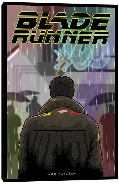 Blade Runner I Canvas Art Print - Rick Deckard