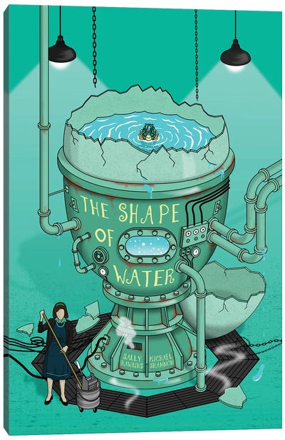 The Shape Of Water II Canvas Art Print - The Shape Of Water