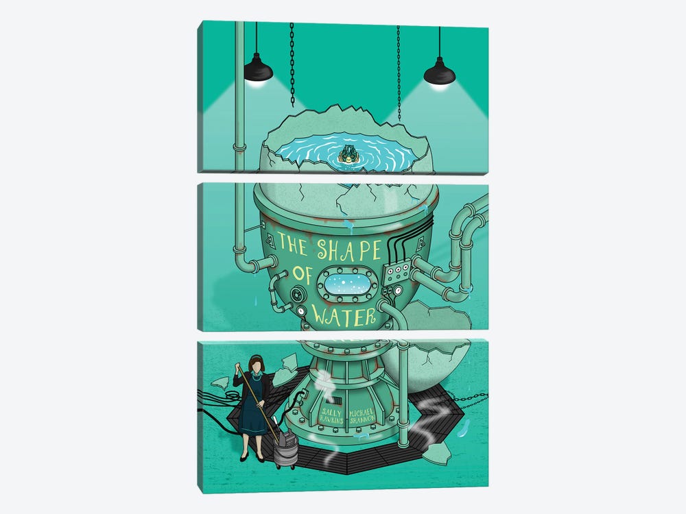 The Shape Of Water II by Chris Richmond 3-piece Canvas Art