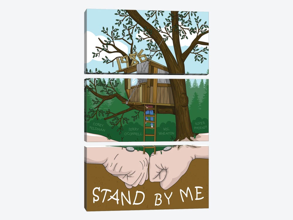 stand by me by Chris Richmond 3-piece Canvas Art Print
