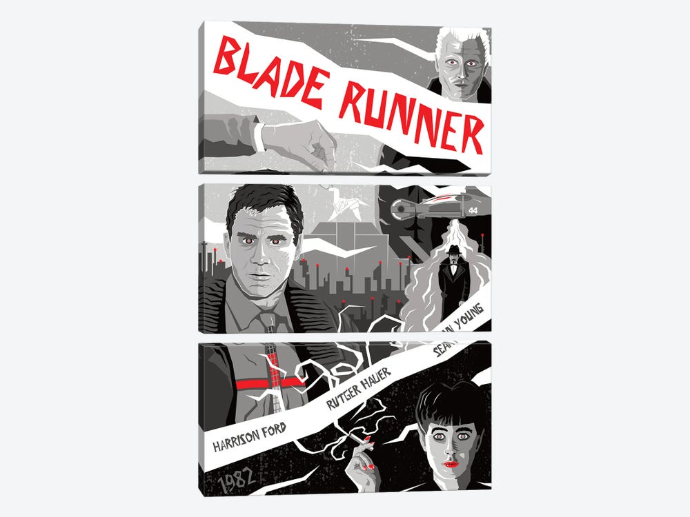 Blade Runner II by Chris Richmond 3-piece Canvas Print