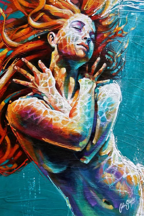 Floating in Colour  by Colin Staples wall art