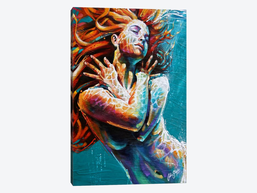 Floating in Colour  by Colin Staples 1-piece Canvas Wall Art