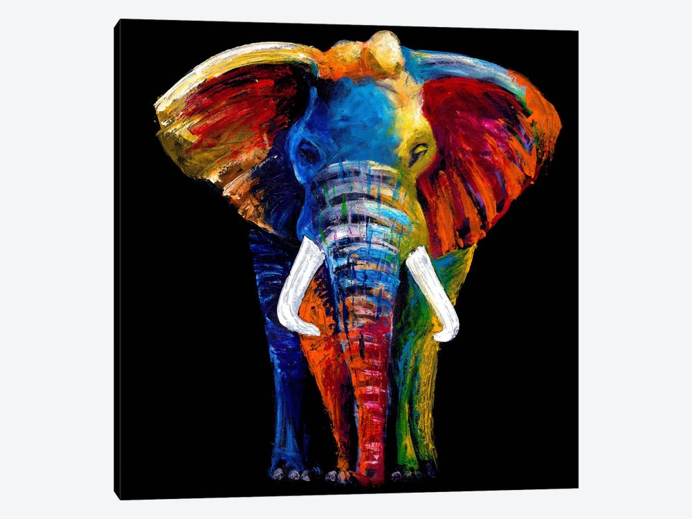 The Great Elephant by Clara Summer 1-piece Canvas Print