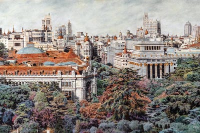 Invasión Vejetal En Madrid by Carlos Arriaga multi panel art