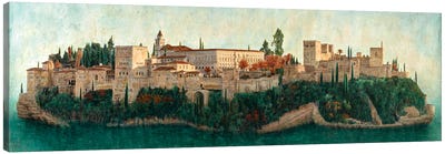 Isla Mágica De La Alhambra, Granada Canvas Art Print - Spain Art