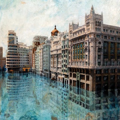 La Gran Ría II by Carlos Arriaga canvas print