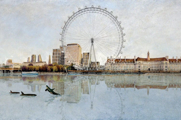 London Is Watching You II by Carlos Arriaga wall art