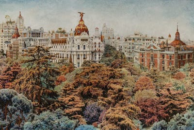 Metropoli Emboscada, Madrid by Carlos Arriaga multi panel art