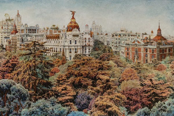 Giclee Features: Metropoli Emboscada, Madrid by Carlos Arriaga