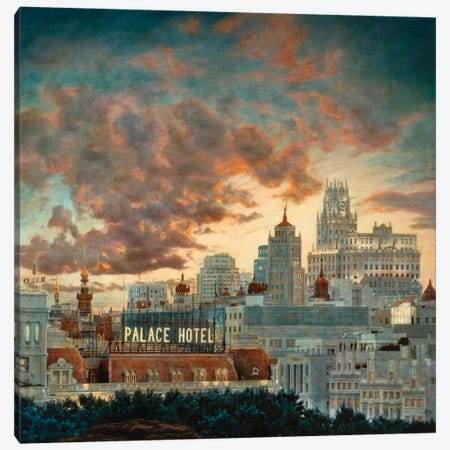 Palace Hotel Forever, Madrid Canvas Print #CSX22} by Carlos Arriaga Canvas Artwork