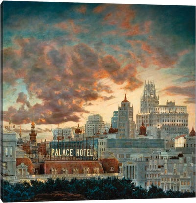 Palace Hotel Forever, Madrid Canvas Art Print - Spain Art