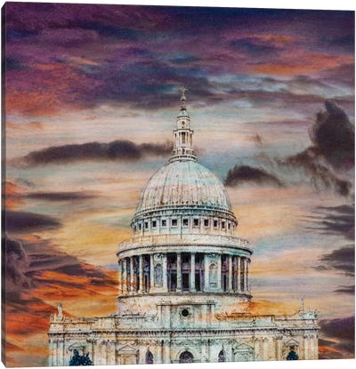 Saint Paul's Heaven Canvas Art Print - Carlos Arriaga