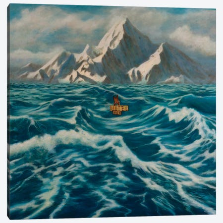 Submerged Horizon Canvas Print #CSX25} by Carlos Arriaga Art Print