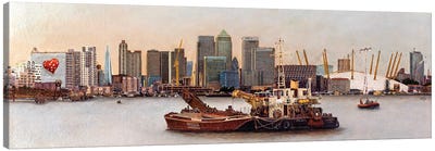 Thames Heart II, London Canvas Art Print - London Skylines