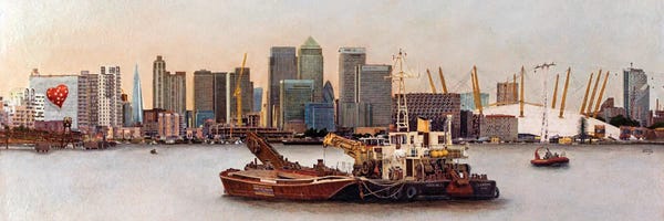 Carlos Arriaga: Thames Heart II, London by Carlos Arriaga