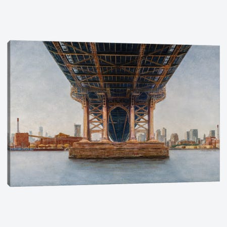 Under Manhattan Bridge Canvas Print #CSX30} by Carlos Arriaga Canvas Art Print