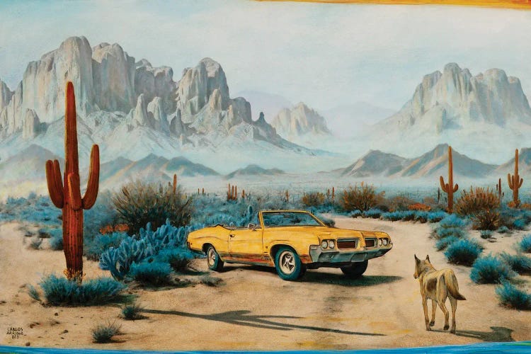 Witness Wolf by Carlos Arriaga wall art