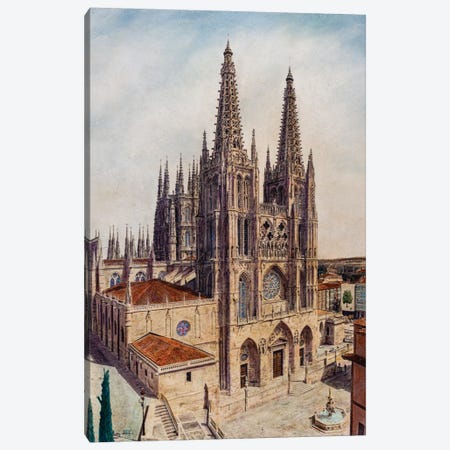 Catedral de Burgos Canvas Print #CSX3} by Carlos Arriaga Canvas Print