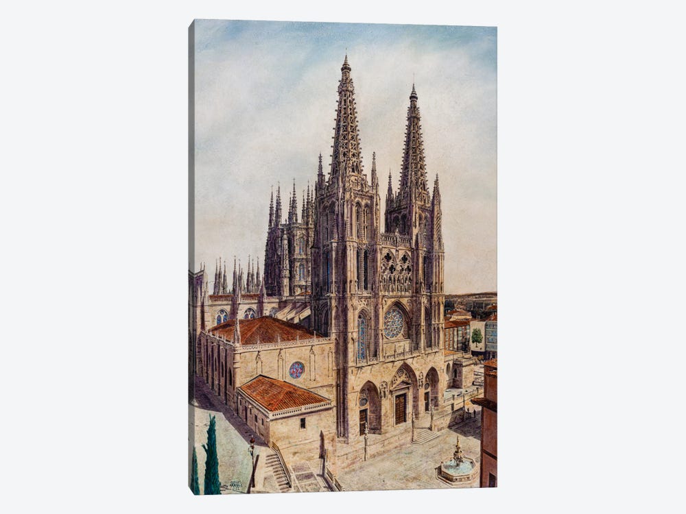 Catedral de Burgos by Carlos Arriaga 1-piece Canvas Print