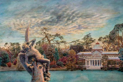 El Ánmgel Caído Lucha, Madrid by Carlos Arriaga multi panel art