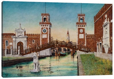 Arsenale Di Venezia Canvas Art Print - Carlos Arriaga