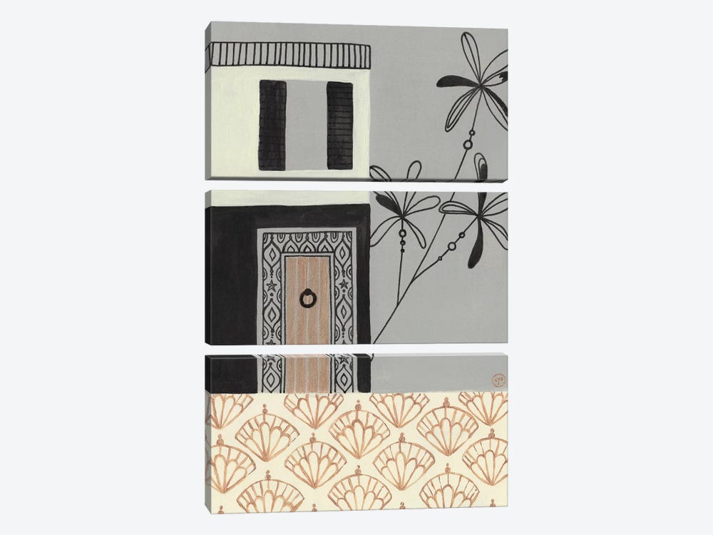 Brazilian House by CreatingTaryn 3-piece Canvas Print
