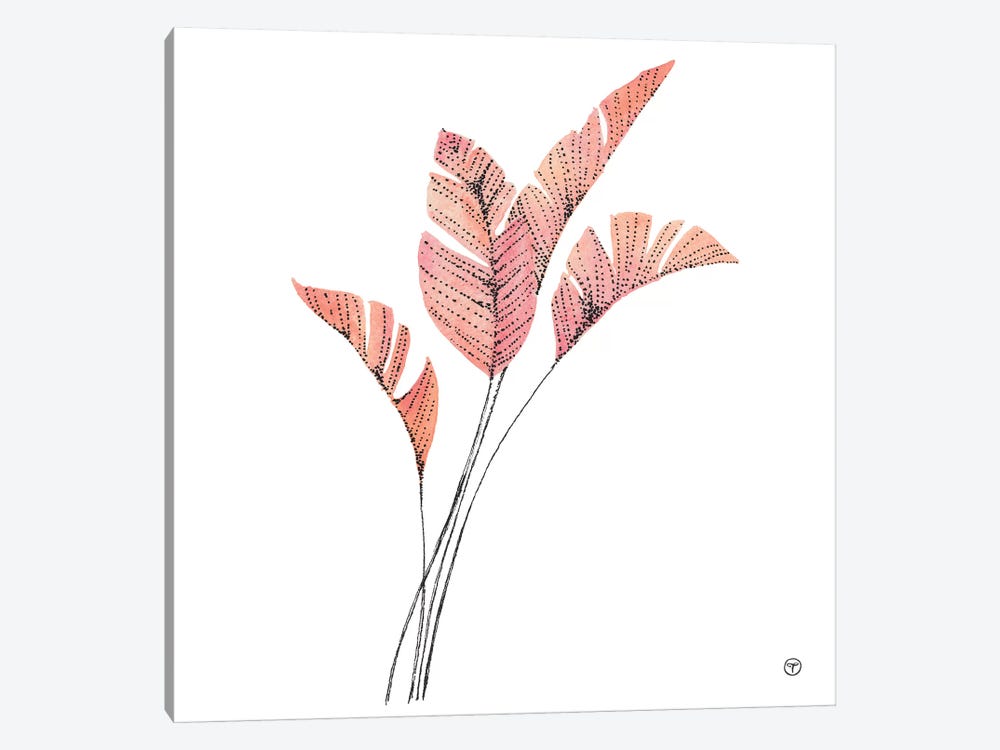 Feather Fronds by CreatingTaryn 1-piece Canvas Print