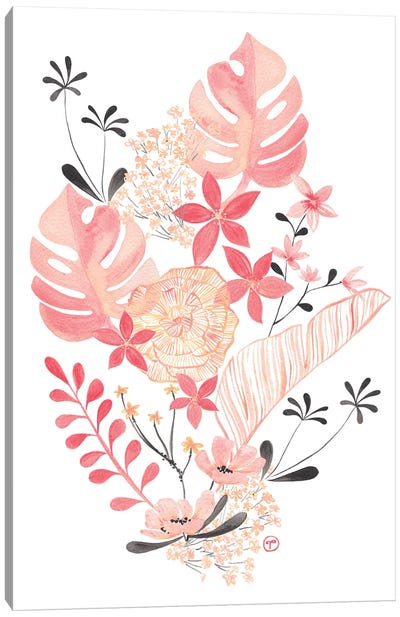 Floral Arrangement Canvas Art Print - CreatingTaryn