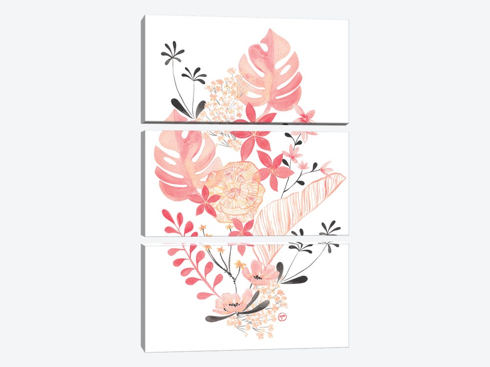 Floral Arrangement by CreatingTaryn 3-piece Canvas Print