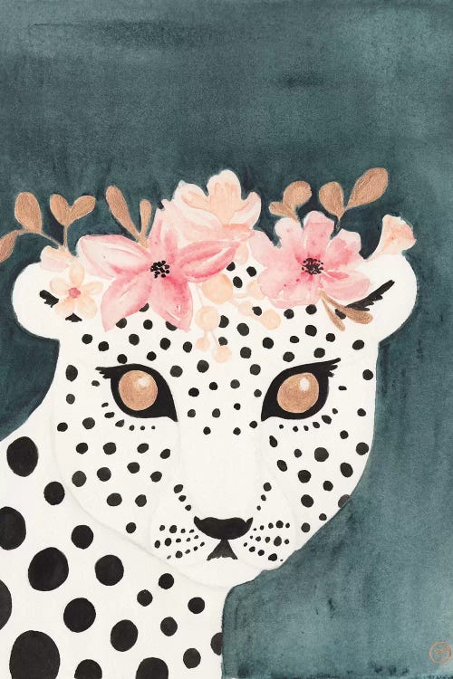 Flower Crown Leopard