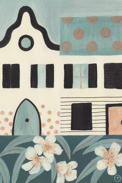 Green Houses by CreatingTaryn multi panel art