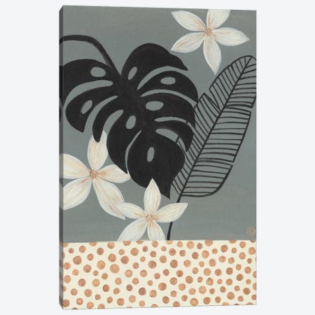 Grey Tropics Canvas Print #CTA36} by CreatingTaryn Canvas Art