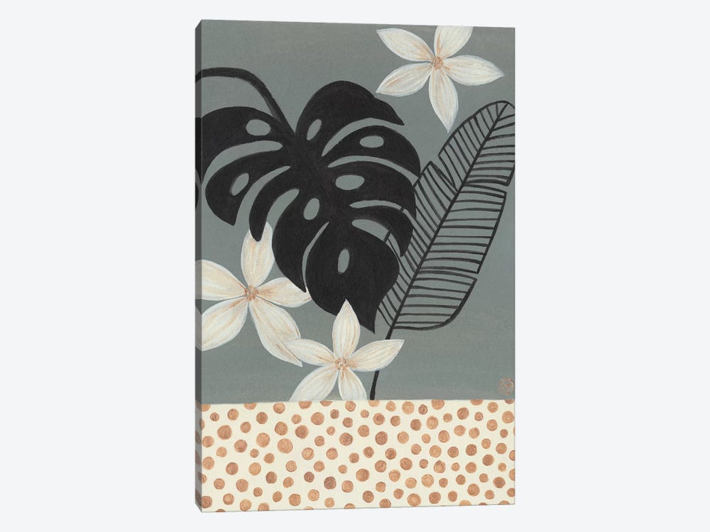 Grey Tropics 1-piece Canvas Print