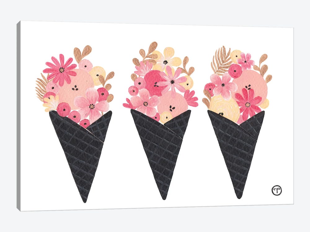 Ice Cream Noir by CreatingTaryn 1-piece Art Print