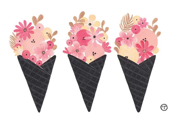 Minimalist Bohemian Decor: Ice Cream Noir by CreatingTaryn