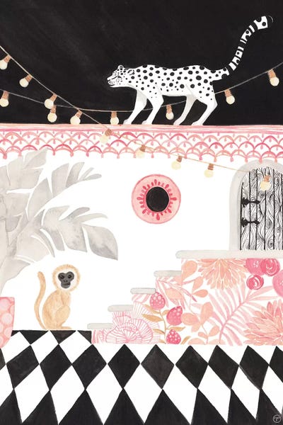 Leopards: Leopard And Monkey Paper by CreatingTaryn