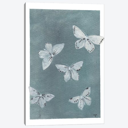 Midnight Butterflies Canvas Print #CTA43} by CreatingTaryn Canvas Wall Art