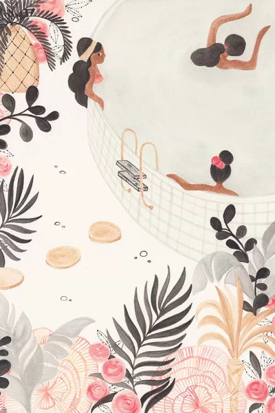 Kids Sports Art: Old-Skool Pool by CreatingTaryn