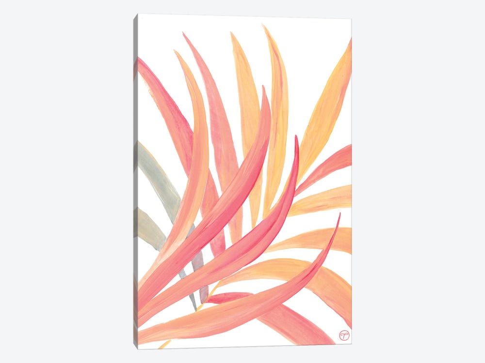 Palm Fronds Paper by CreatingTaryn 1-piece Art Print