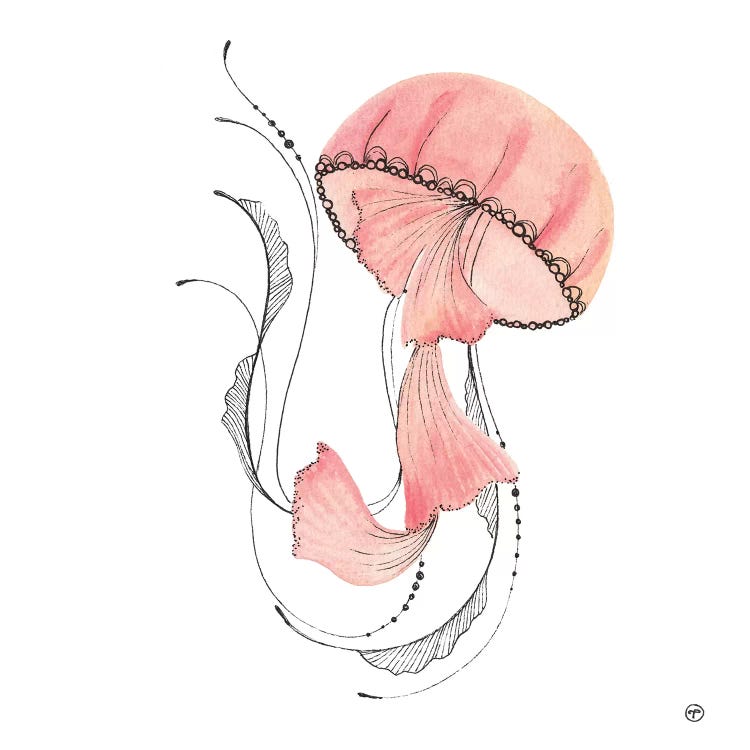 Pink Jellyfish Paper