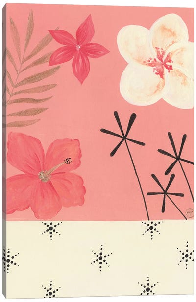 Pink Tropics Canvas Art Print - CreatingTaryn